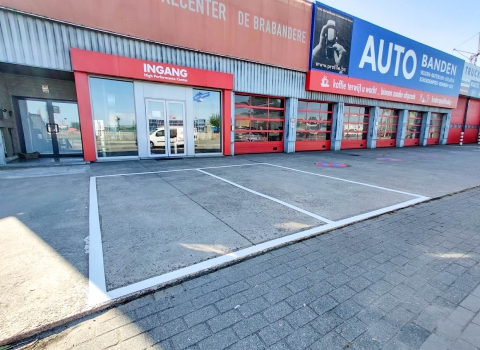 Belijning parking