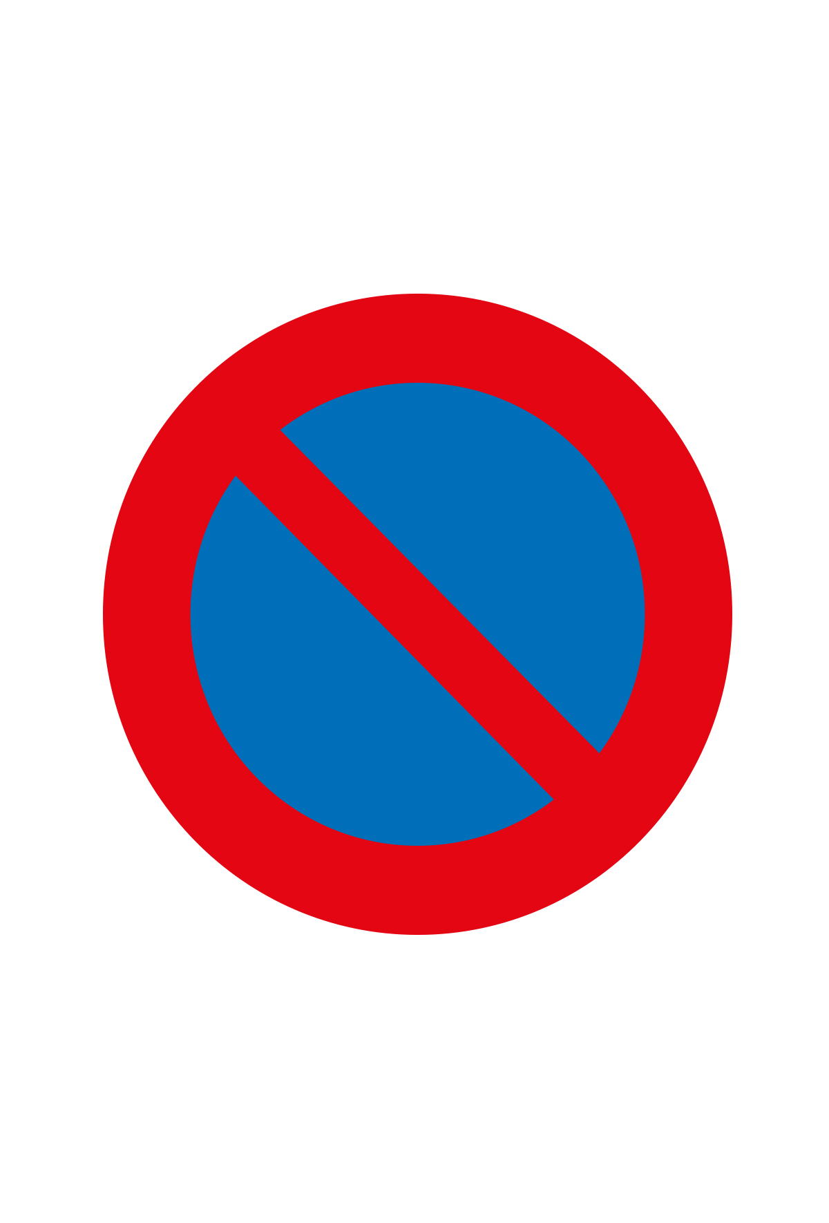 E1 verboden te parkeren